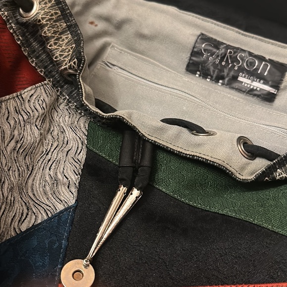 Unique patched fabric purse - Picture 4 of 7